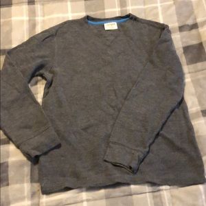 Boys gray long sleeve shirt